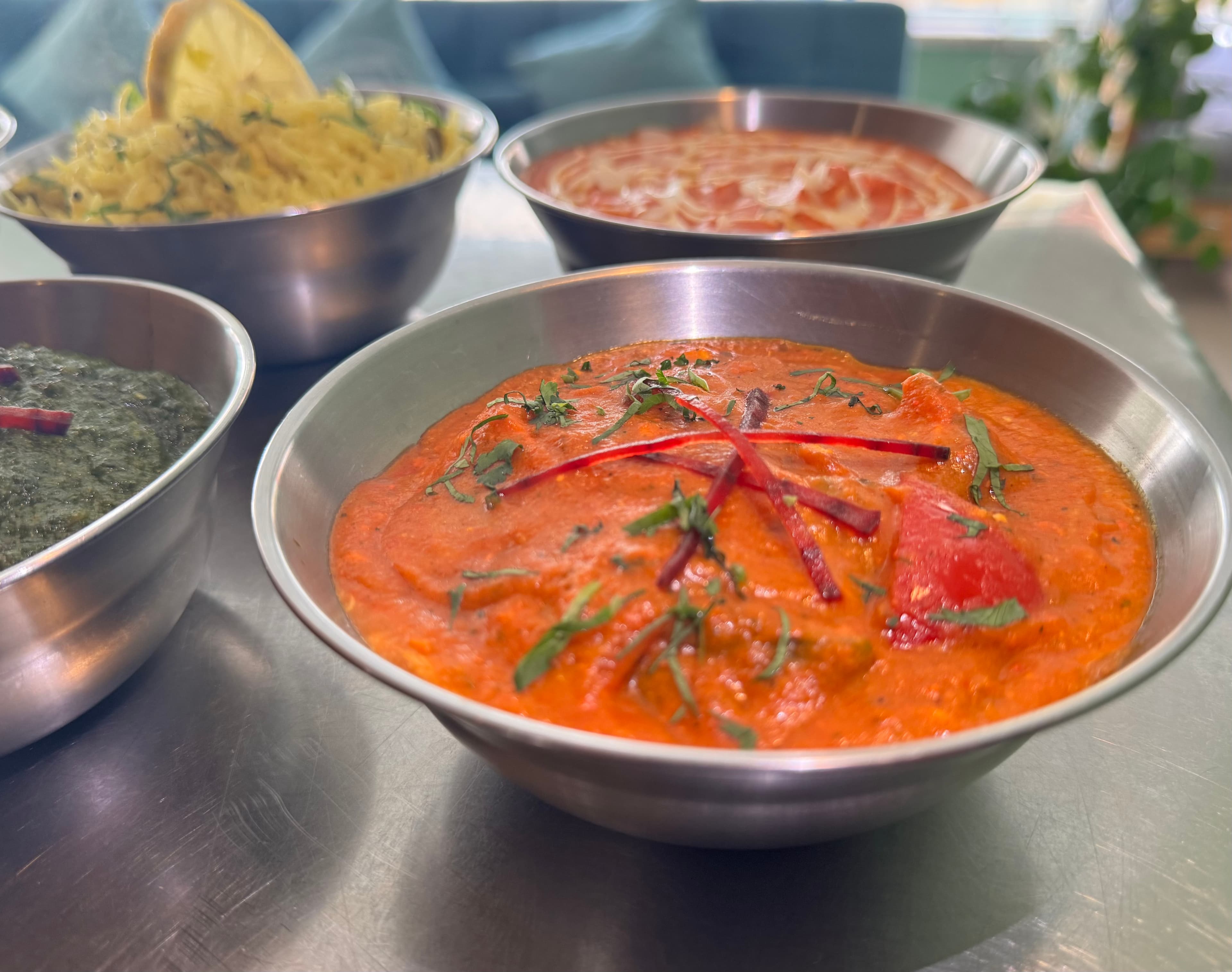 Rich butter chicken curry
